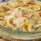 Zucchini mit Reis und Knoblauch