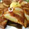 Fluffiger Kuchen mit Birnen und frischer Milch