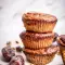 Kürbismuffins mit Datteln und Schokolade