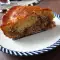 Apfelkuchen mit Walnüssen und Erdnüssen