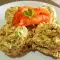 Eiersalat mit Aubergine und Walnüssen