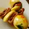 Marinierte Wachteleier mit Knoblauch und Anchovis