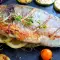 Fisch auf der Grillplatte