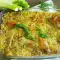 Reis mit Schweinerippchen, Lauch und Fenchel