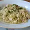 Risotto mit Hähnchen und Erbsen