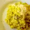 Veganes Risotto mit frischem Knoblauch