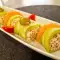 Festliche Gurkenröllchen mit Fischfüllung