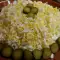Winterkartoffelsalat mit Eier und Käse