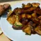 Karamellisierte Shiitake Pilze in Sojasoße