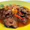 Ochsenschwanz Eintopf mit Shiitake Pilzen