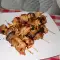 Saftige gegrillte Hähnchenspieße
