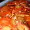 Makrelen mit Tomatensoße im Ofen