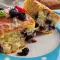 Italienisches Gebäck mit Ricotta und Heidelbeeren
