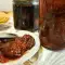 Marmelade aus Feigen und Birnen im Ofen