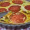 Herzhafte Quiche mit Tomaten und Käse