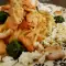 Spaghetti mit Hähnchen, Spinat und Käse