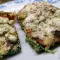 Spinatpizza ohne Mehl