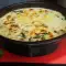 Spinat mit Hähnchen und Béchamelsoße