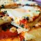 Vegetarische Pizza mit Spinat und Käse