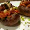 Gefüllte Pilze mit Hackfleisch und Käse