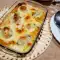 Gefüllte Kartoffeln mit Béchamelsoße