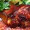 Schweinshaxe mit Haut und Sauerkraut