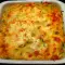 Auflauf mit Zucchini und Weißkäse