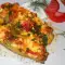 Zucchini mit Ei und Weißkäse im Ofen