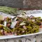 Warmer Frühlingssalat mit Spargel und Schinken