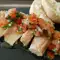 Thunfisch mit Tomaten, Knoblauch und Gewürzen