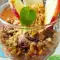 Gesundes Frühstück aus Einkorn und Trockenfrüchten