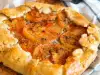 Galette mit Mozzarella und Tomaten