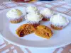 Cupcakes mit Kürbis, Rosinen und Walnüssen