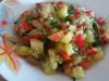 Quinoa mit Zucchini und Auberginen