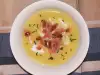 Cremesuppe aus Zucchini und Kartoffeln