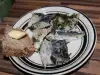 Einfacher hausgemachter marinierter Fisch