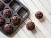 Brownie Muffins mit Süßkartoffeln