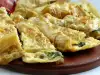 Omelette mit Schinken und Spinat