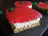 Stückchen aus Mascarpone und Keksen