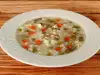 Erbsensuppe mit Reis