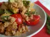 Salat aus Quinoa und Zucchini