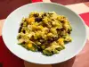 Weißkraut Salat mit Quinoa und grünem Dressing
