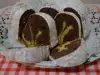 Bunter Kuchen mit Limonade und Joghurt
