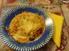 Spaghetti mit Garnelen