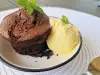 Echtes Schokosoufflé