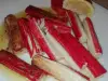 Krabbenrollen (Surimi) mit Butter