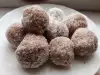 Festliche, vegane Kokospralinen