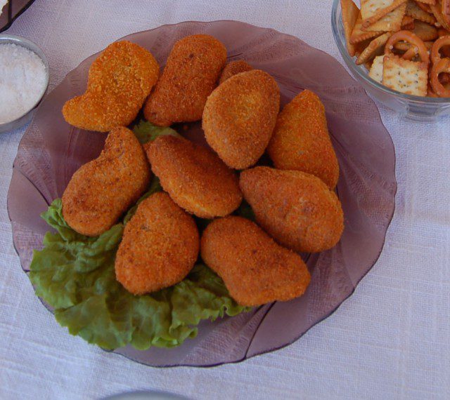 Panierte Hähnchennuggets