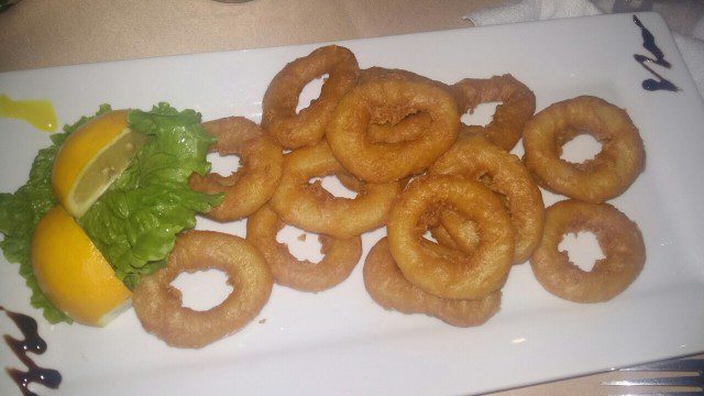 Panierte Calamari