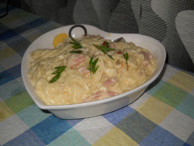 Spaghetti Carbonara im Multicooker